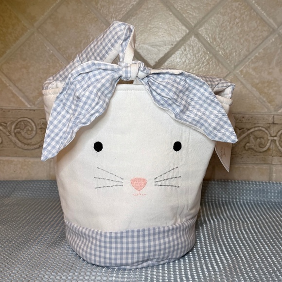 GinghamTie Ear Bunny Bucket - PBK - Picture 5 of 7